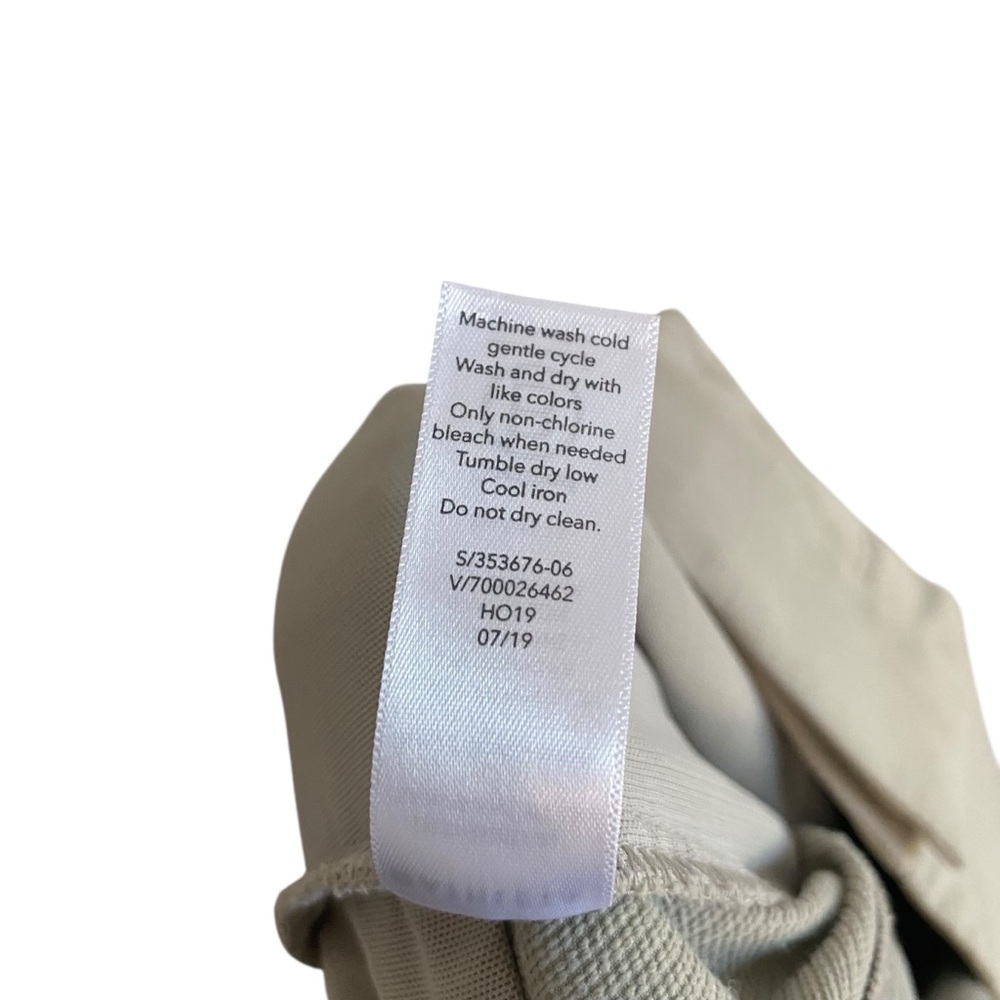 Athleta Beige Tan Neutral Mid Rise Wander Stash Skinny Pant Size 14 - Picture 7 of 7